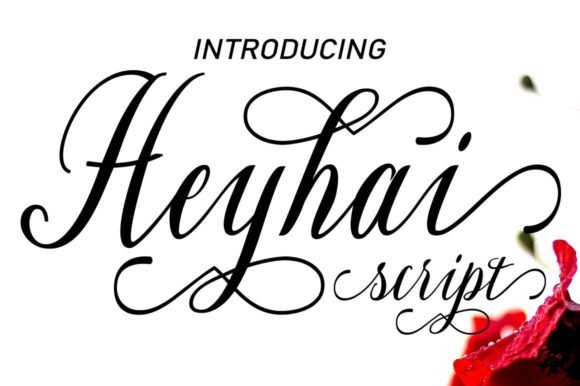 Heyhai Script Font - Featured Image