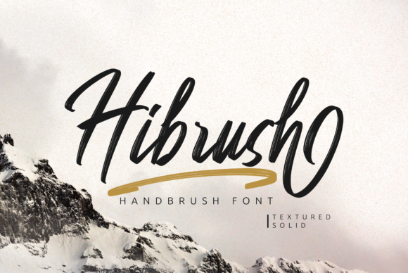 Hibrush Font - Featured Image