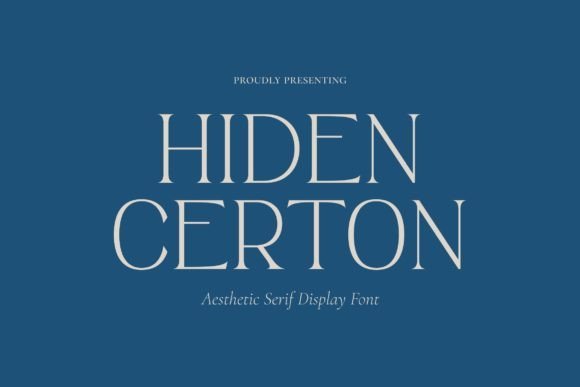 Hiden Certon Font - Featured Image
