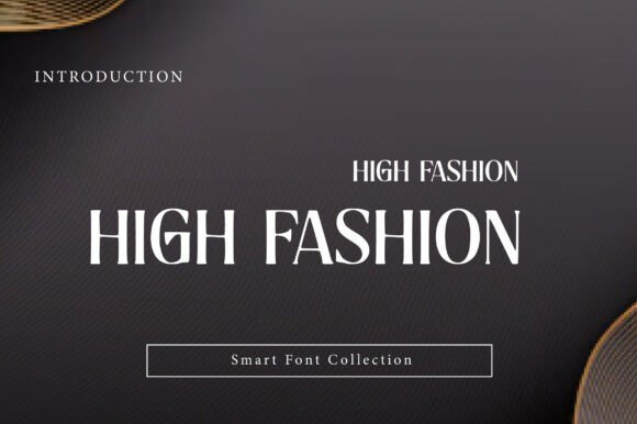 High Fashion Font - Featured Image