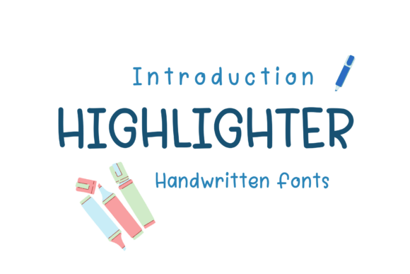 Highlighter Font - Featured Image