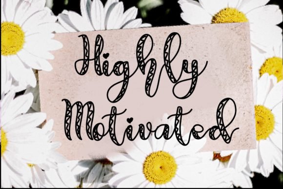 Highly Motivated Font - Featured Image