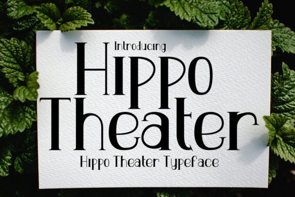 Hippo Theater Font - Featured Image