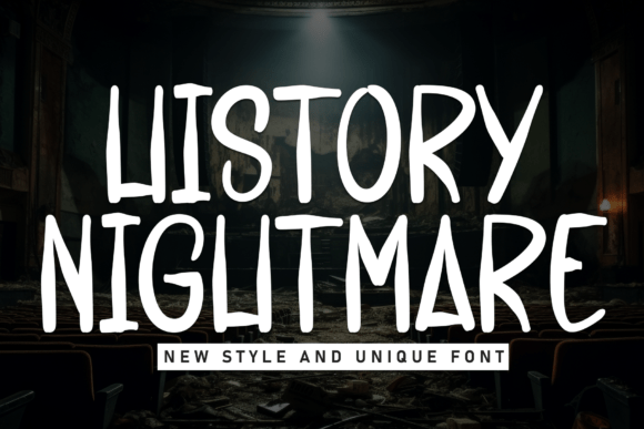 History Nightmare Font - Featured Image