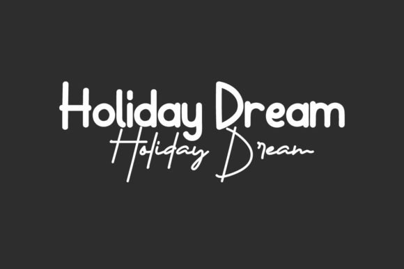 Holiday Dream Font - Featured Image
