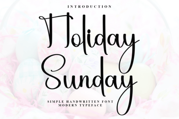 Holiday Sunday Font - Featured Image