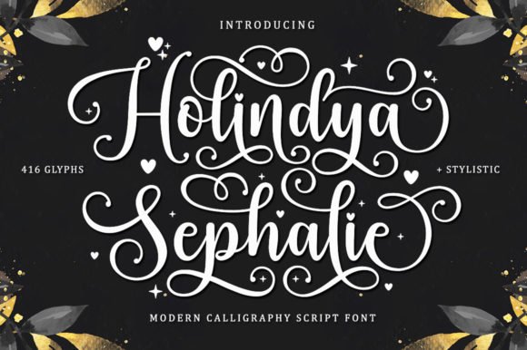 Holindya Sephalie Font - Featured Image