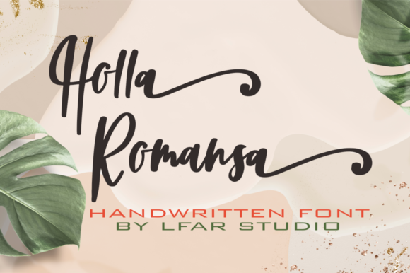 Holla Romansa Font - Featured Image