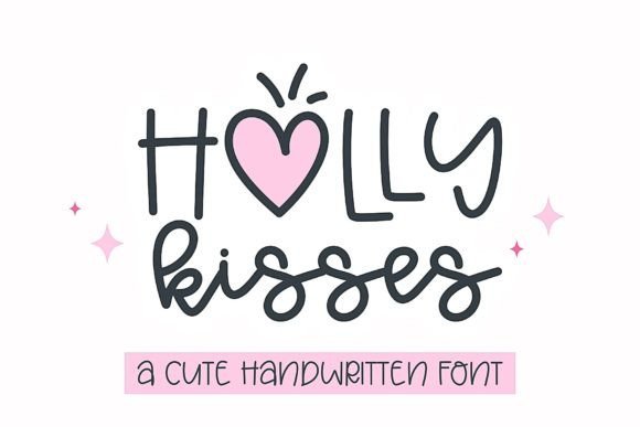 Holly Kisses Font - Featured Image