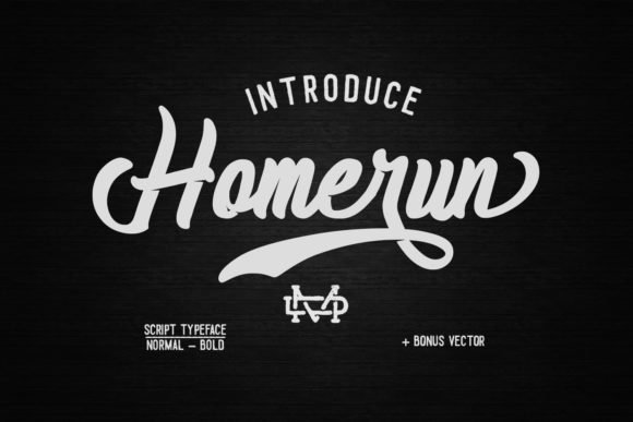 Homerun Script Font - Featured Image
