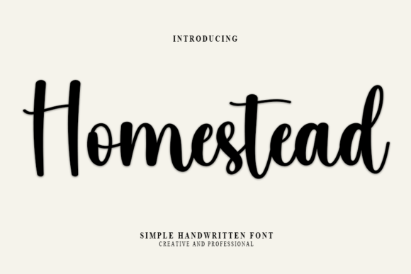 Homestead Font - Featured Image