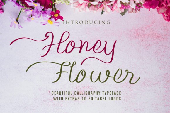 Honey Flower Font - Featured Image