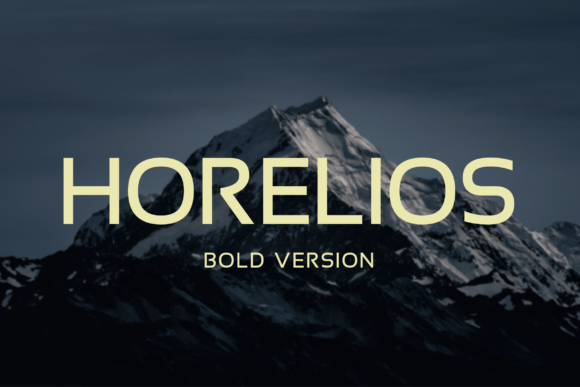 Horelios Bold Font - Featured Image