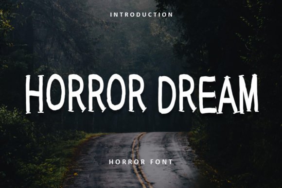 Horror Dream Font - Featured Image