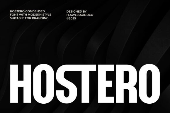 Hostero Font - Featured Image