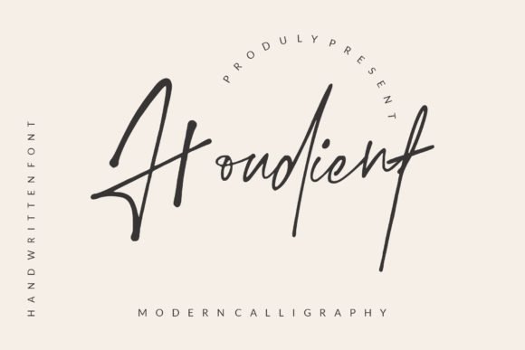 Houdient Font - Featured Image