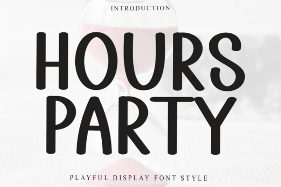 Hours Party Font - Featured Image