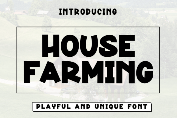 House Farming Font - Featured Image