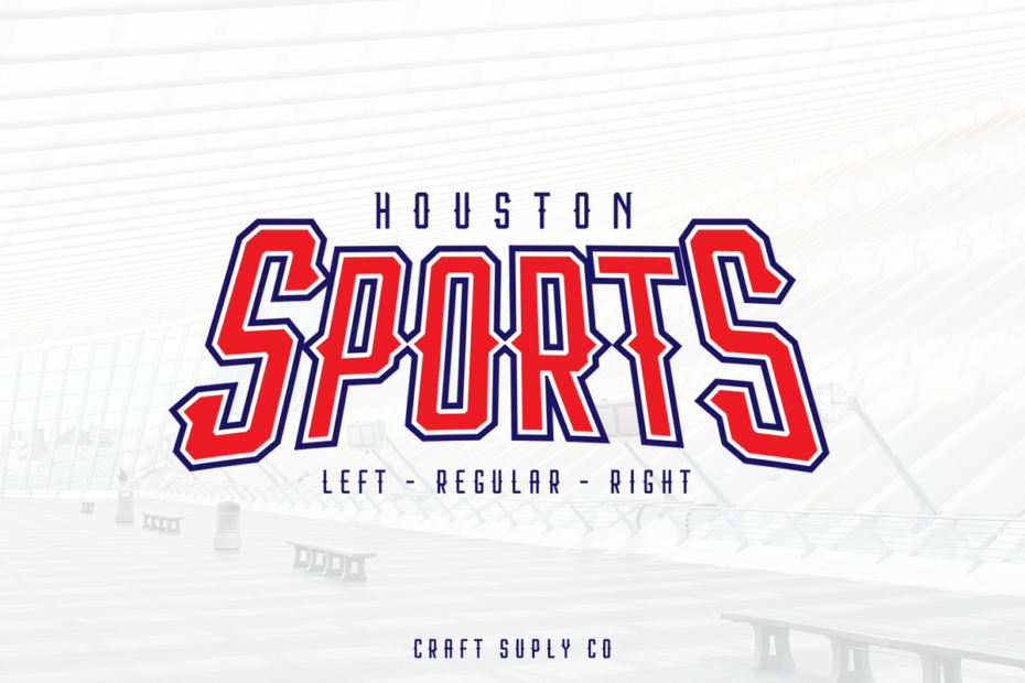 Houston Sports Font - Featured Image