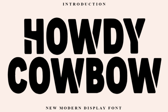 Howdy Cowbow Font - Featured Image