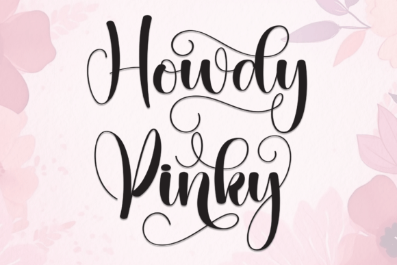 Howdy Pinky Font - Featured Image