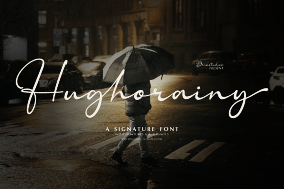 Hughorainy Font - Featured Image