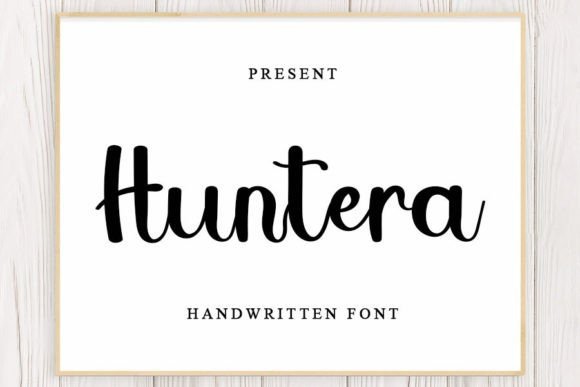 Huntera Font - Featured Image