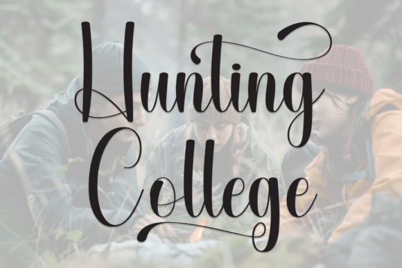 Hunting College Font - Featured Image