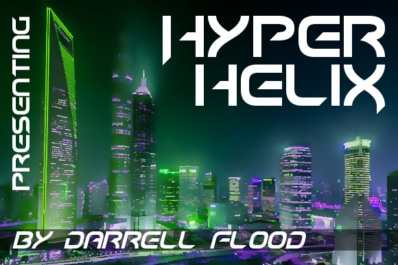 Hyper Helix Font - Featured Image