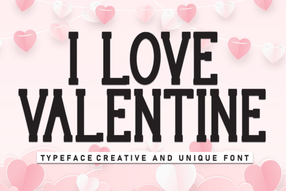 I Love Valentine Font - Featured Image
