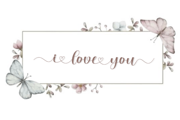I Love You Font - Featured Image