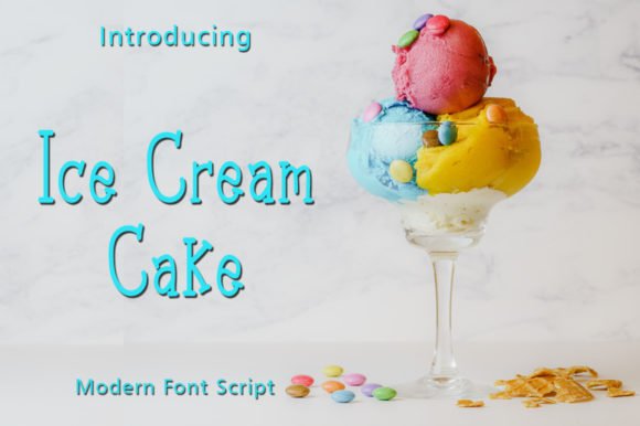 Ice Cream Cake Font - Featured Image