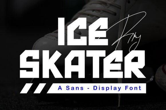 Ice Skater Font - Featured Image