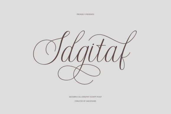 Idgitaf Font - Featured Image