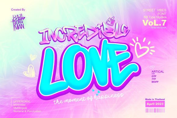 Incredible Love Font - Featured Image