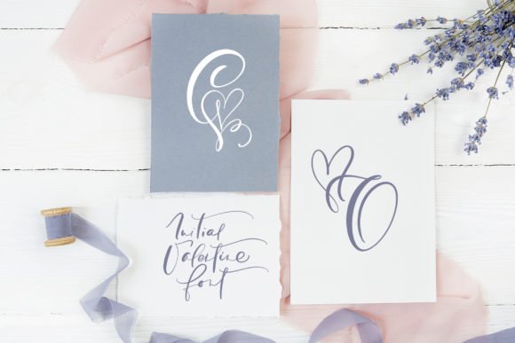 Initial Valentine Font - Featured Image