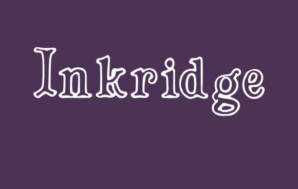 Inkridge Font - Featured Image