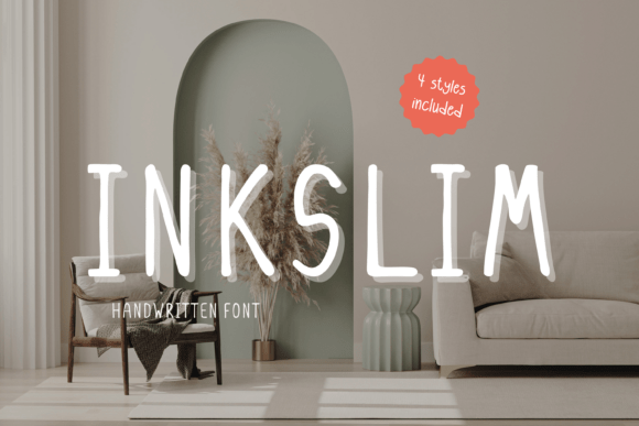 Inkslim Font - Featured Image