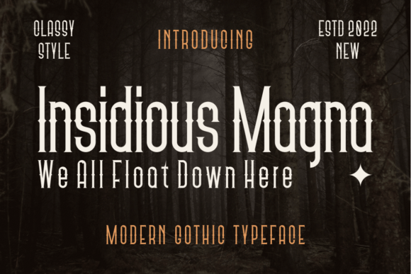 Insidious Magna Font - Featured Image