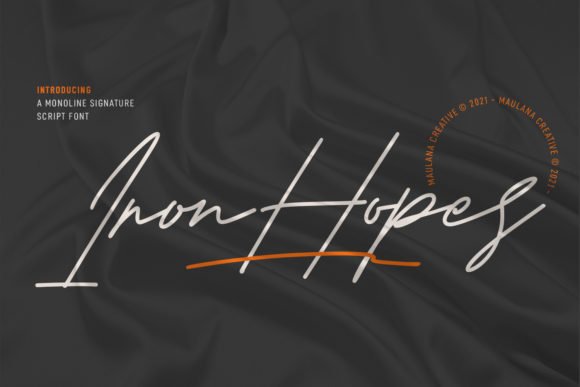 Iron Hopes Font - Featured Image