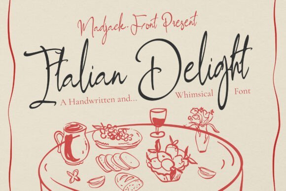 Italian Delight Font - Featured Image