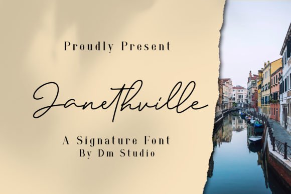 Janethville Font - Featured Image