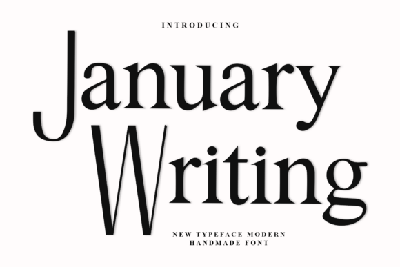 January Writing Font - Featured Image