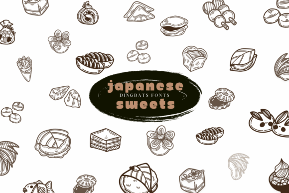 Japanese Sweets Font - Featured Image