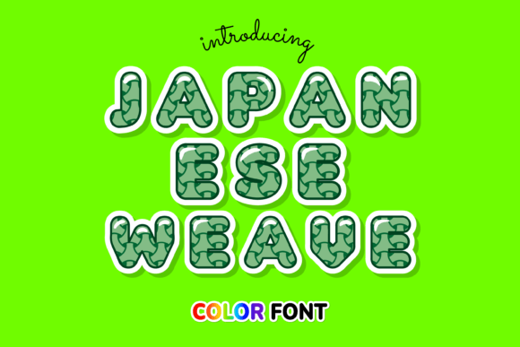 Japanese Weave Font - Featured Image