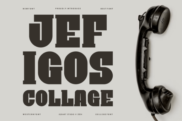 Jefigos Collage Font - Featured Image