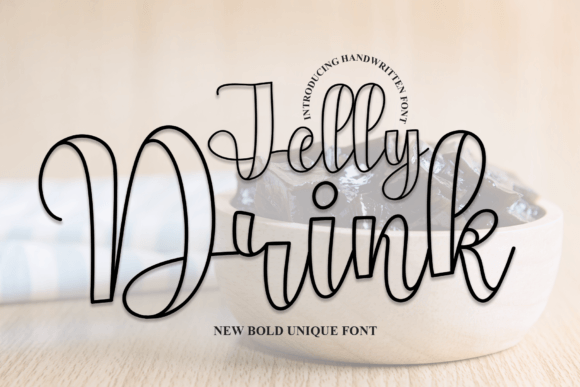Jelly Drink Font - Featured Image