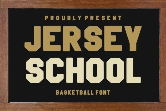 Jersey School Font - Featured Image
