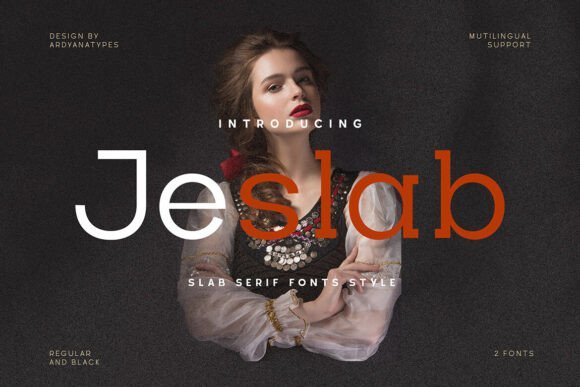 Jeslab Font - Featured Image