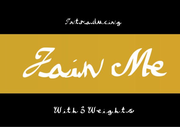 Join Me Font - Featured Image